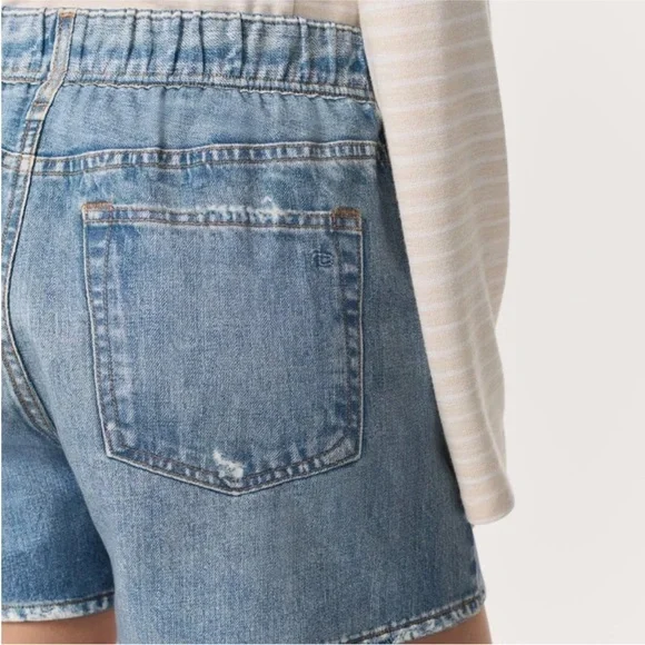 RAG & BONE Miramar Brooke 100% Cotton Terry Walking Shorts Large - Picture 2 of 14